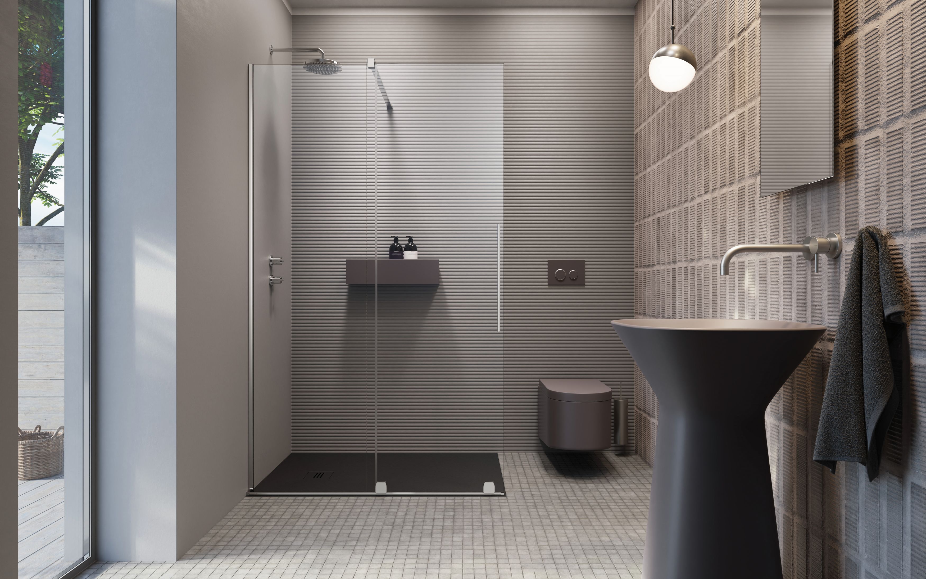 Furo Walk-in zuhanyfal