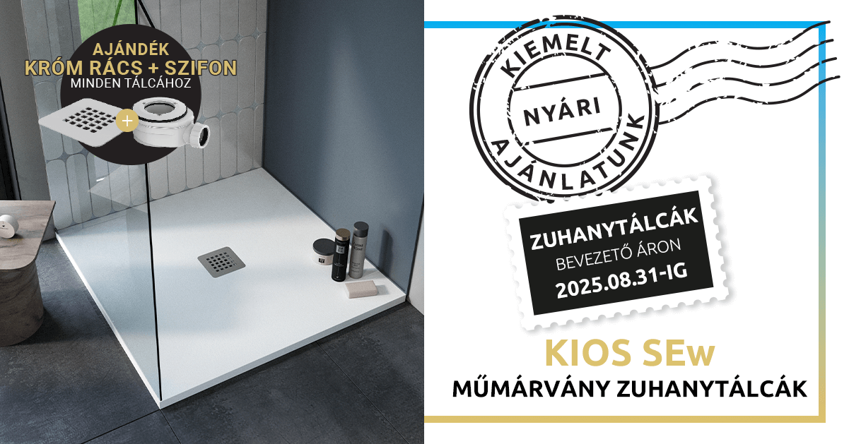 2025 Nyári zuhany ajánlatok - Kios SEw