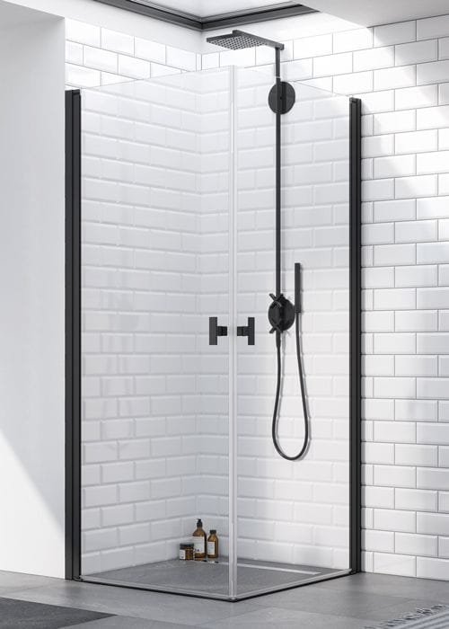 Nes Black KDD I szögletes zuhanykabin