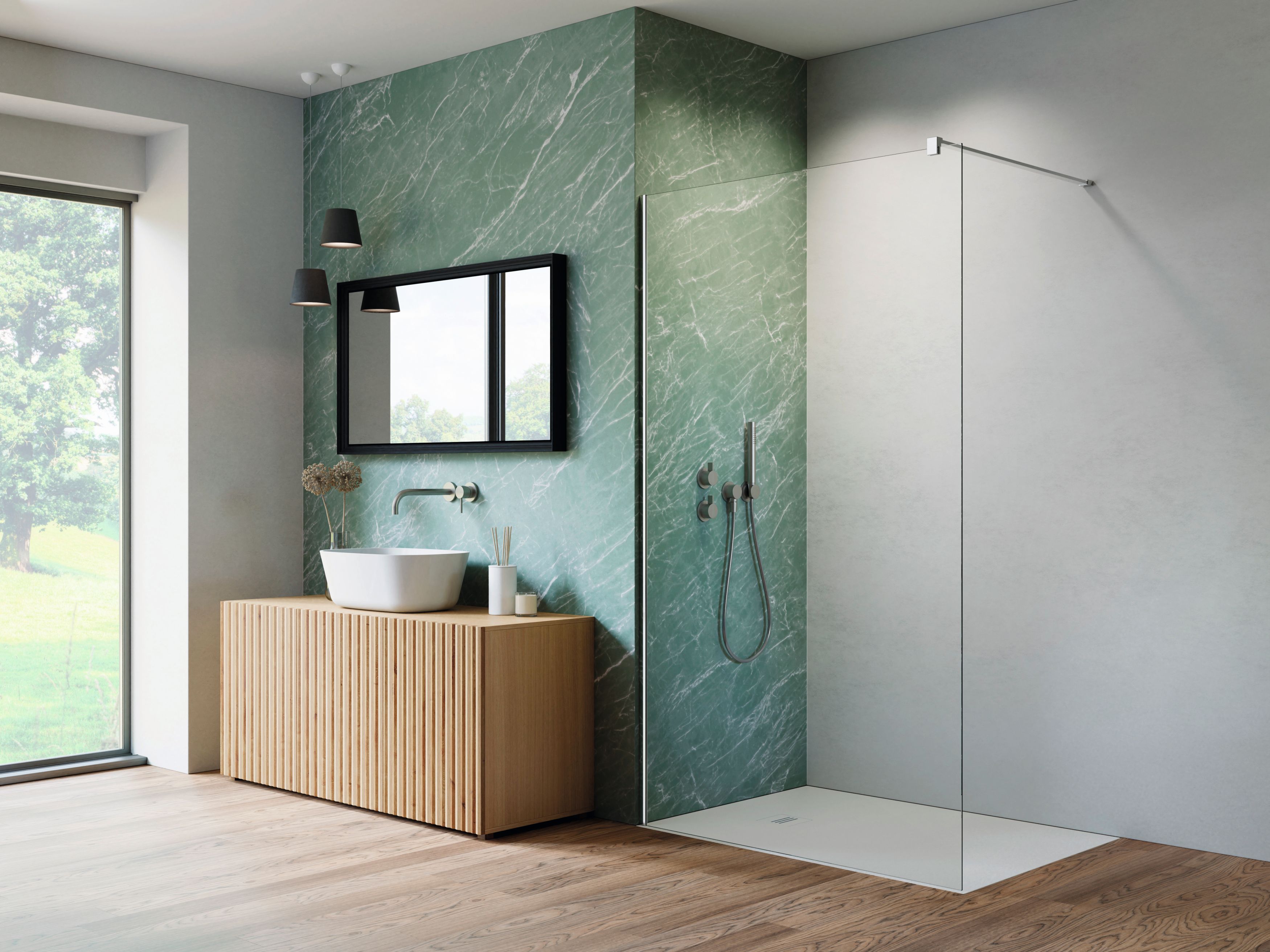 Nes Walk-in II zuhanyfal