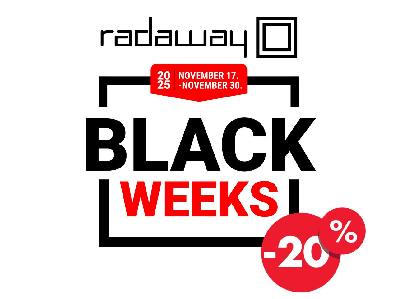 Radaway Black Weeks 2025