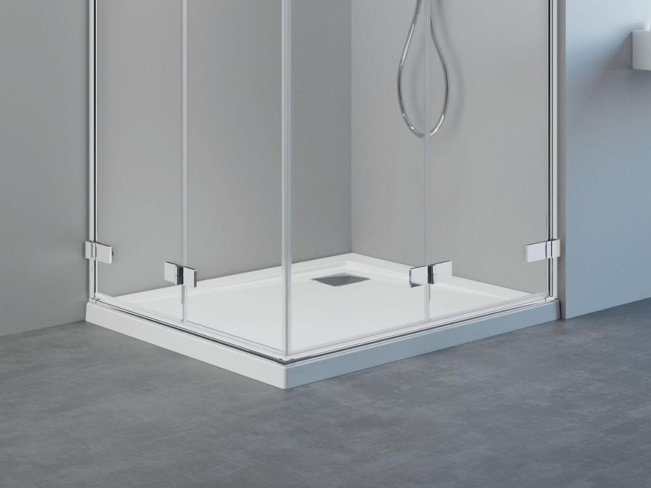 Radaway előlapos zuhanytálca beépítése