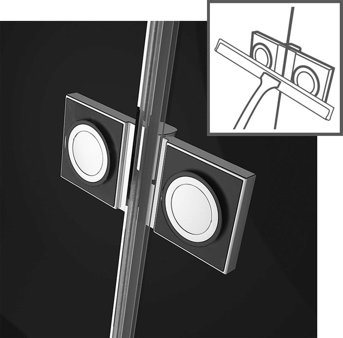 Radaway üvegsíkba szüllyesztett üvegzsanér