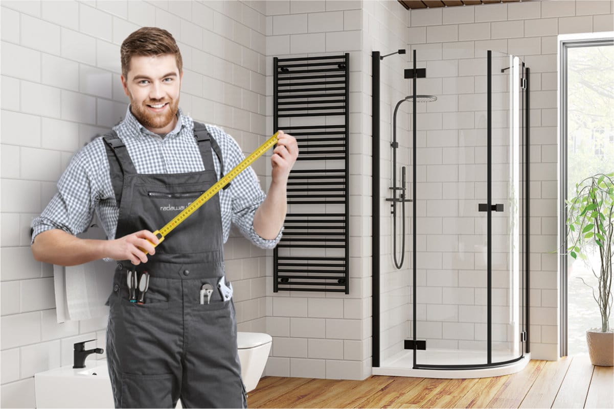 Radaway zuhanykabin és zuhanytálca beépítése