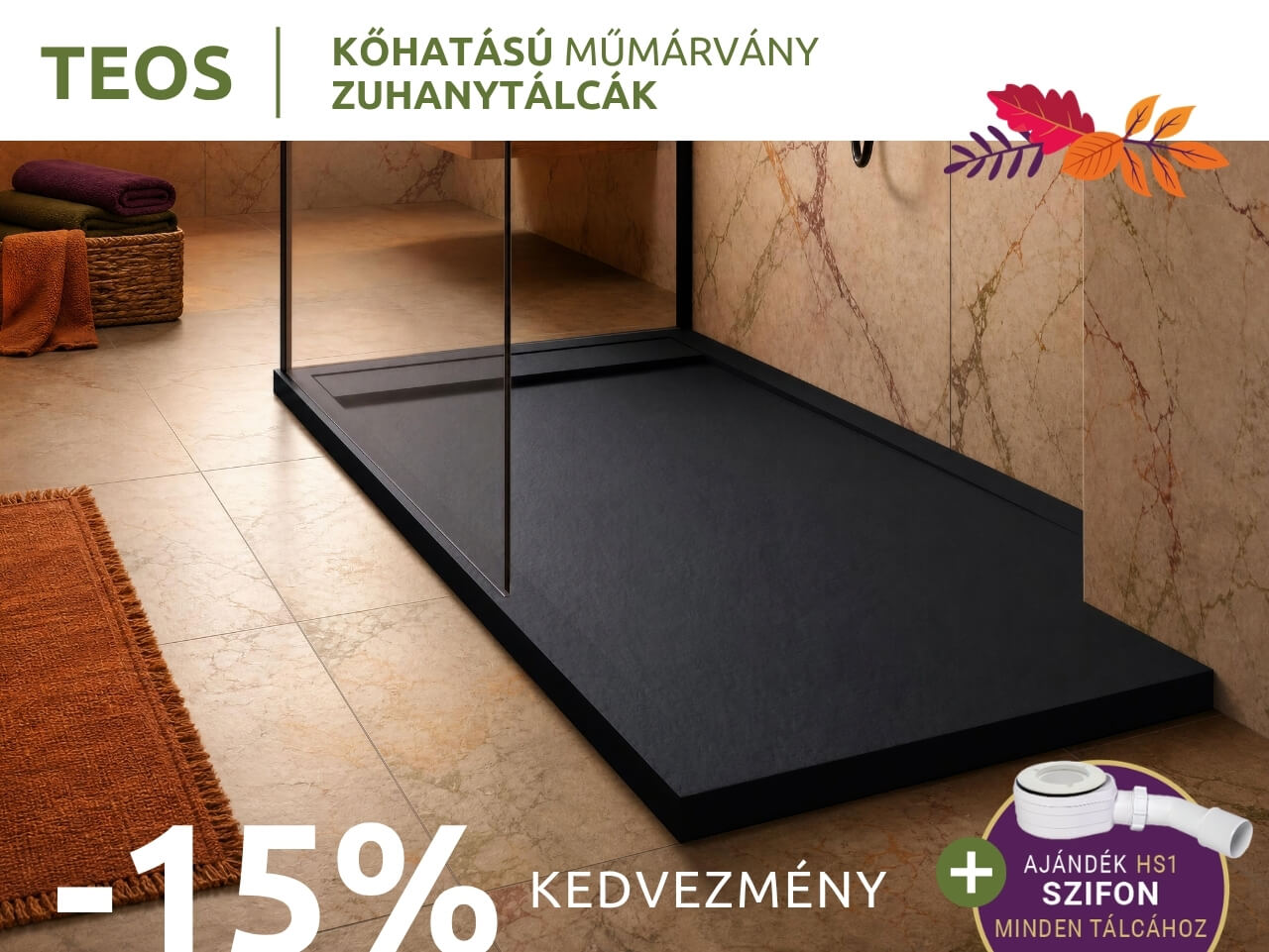Teos zuhanytálca akció