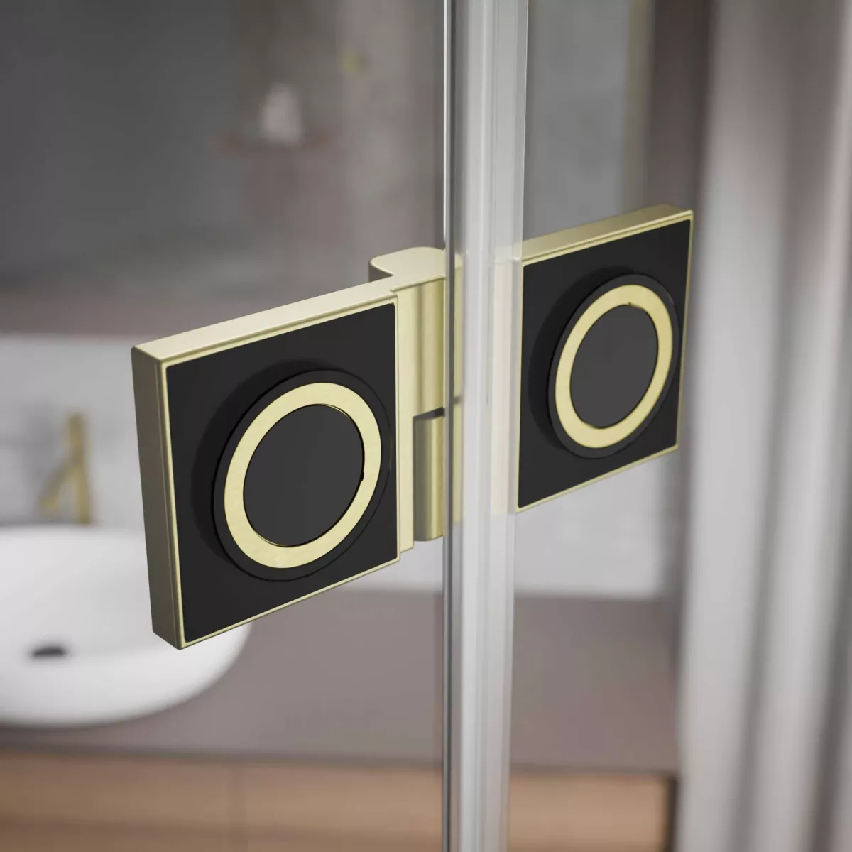 Essenza Pro Brushed Gold - Exkluzív süllyesztett, emelőmechanikás zsanérok