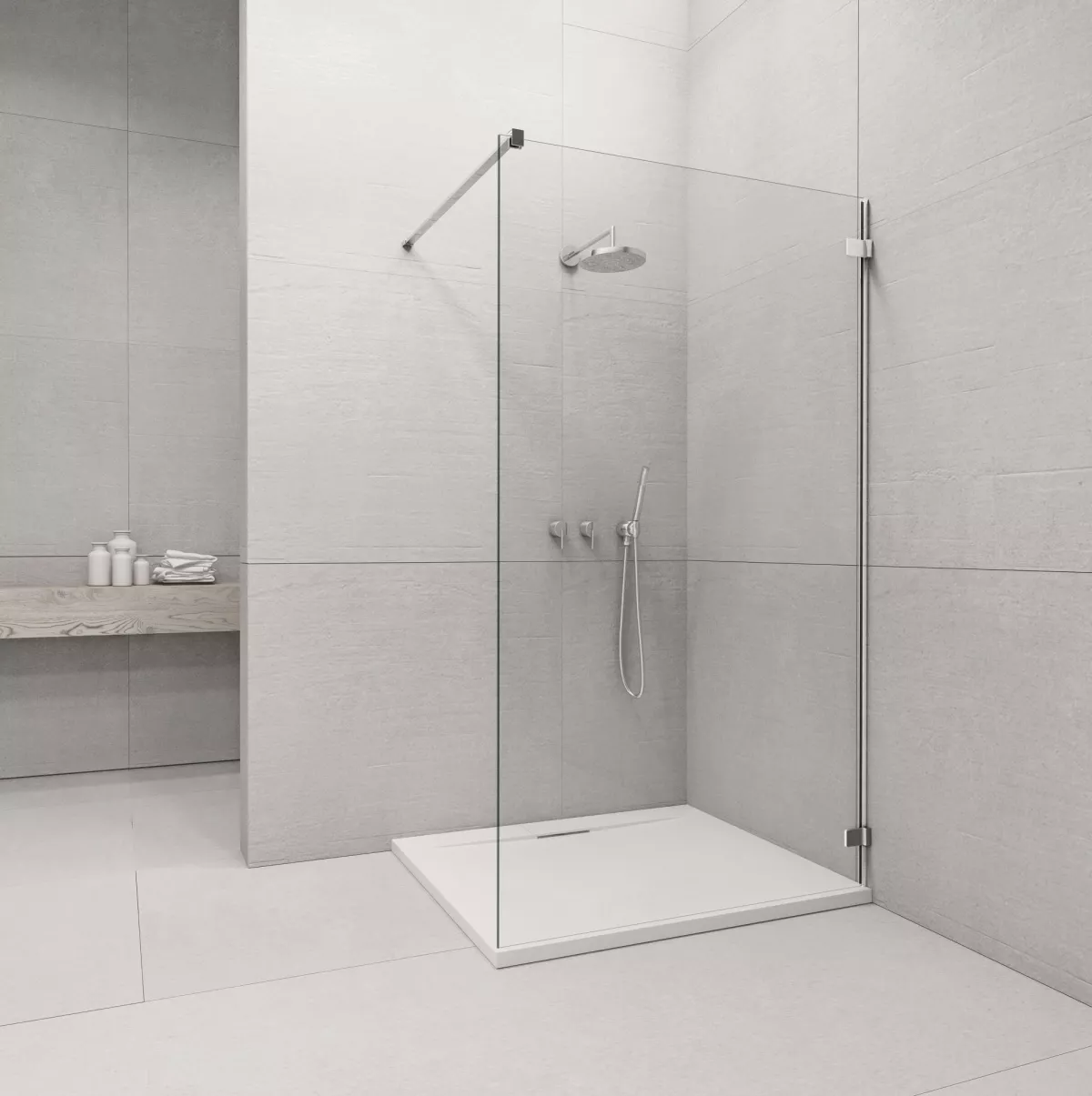 Euphoria Walk-in V walk-in zuhanyfal enteriőr