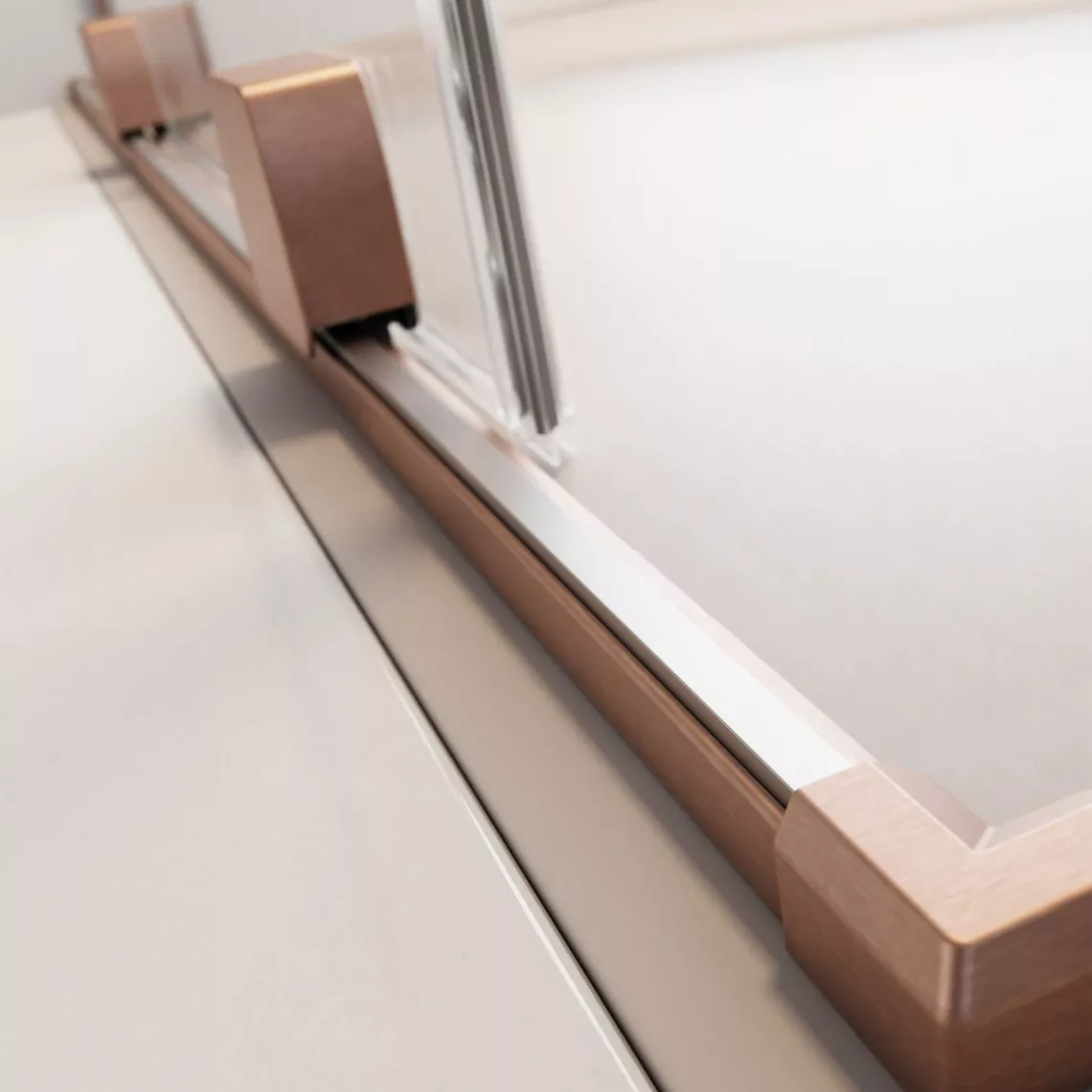 Furo Brushed Copper - A karcolódásoknak ellenálló küszöb
