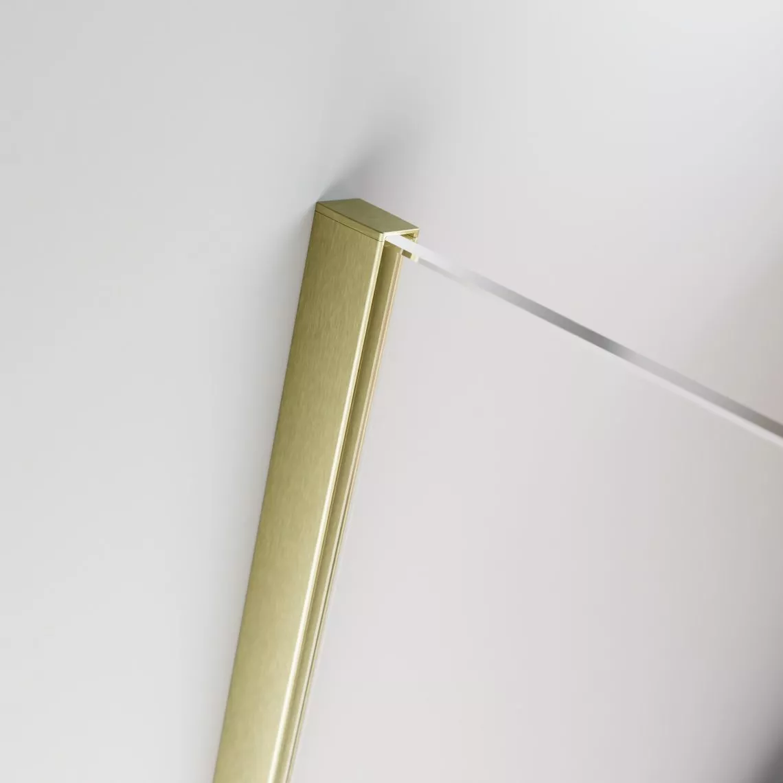 Furo Brushed Gold - Az állítható takaróprofil lehetővé teszi a fali egyenetlenségek tolerálását 10 mm-ig
