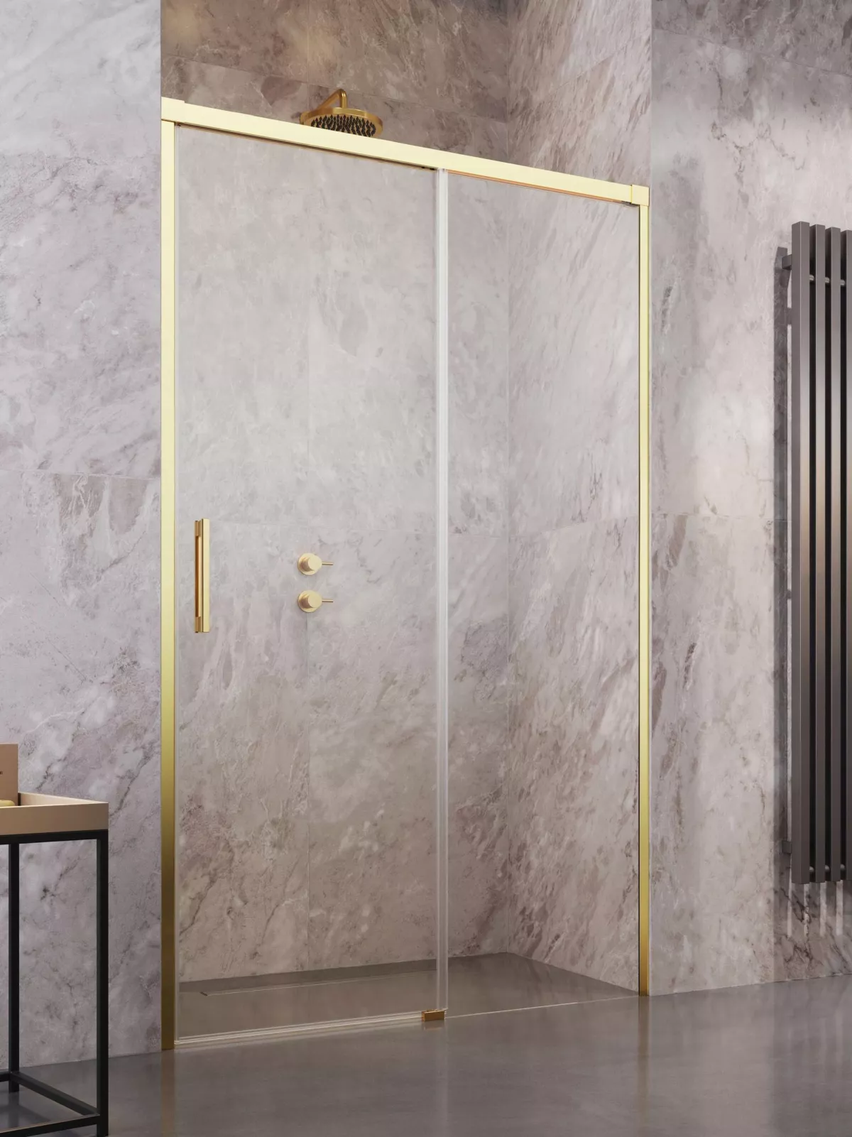 Idea Gold DWJ arany zuhanyajtó (a képen jobbos zuhanyajtó látható)