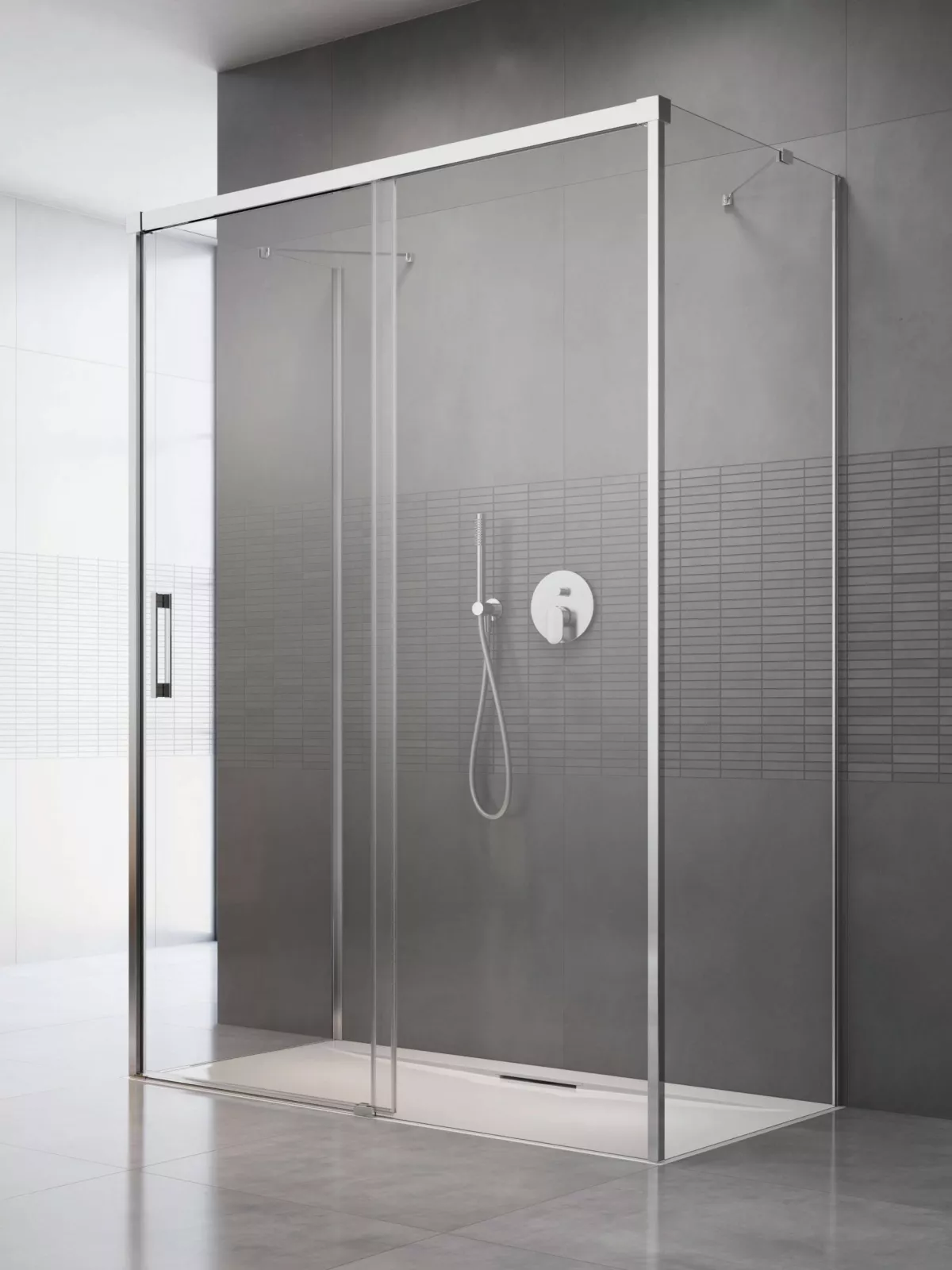 Idea KDJ+S szögletes zuhanykabin (a képen jobbos zuhanykabin látható)