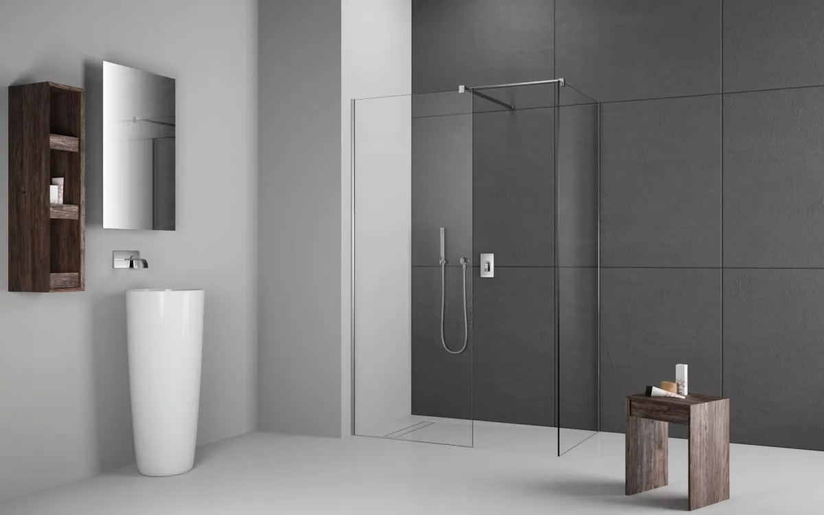 Modo New III walk-in zuhanyfal enteriőr