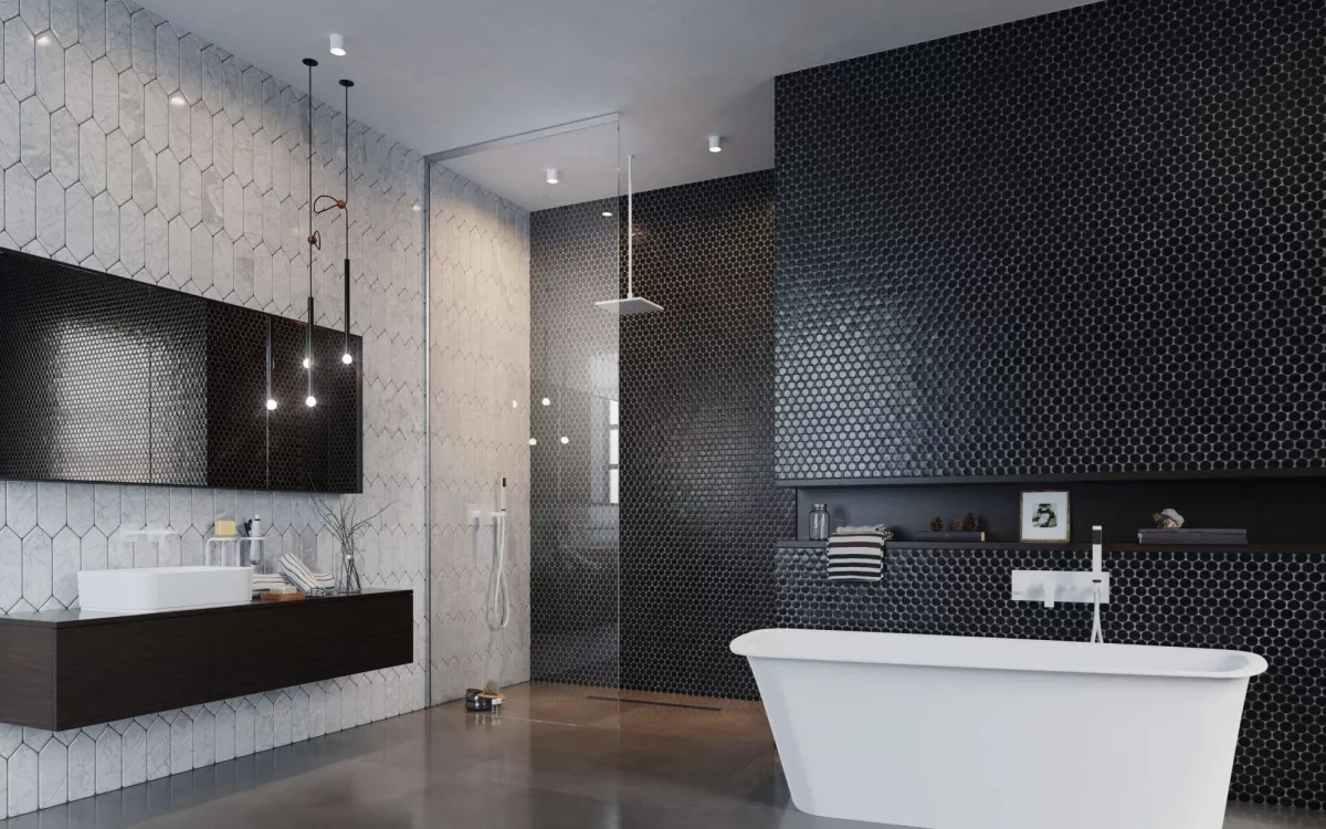 Modo XL walk-in zuhanyfal enteriőr