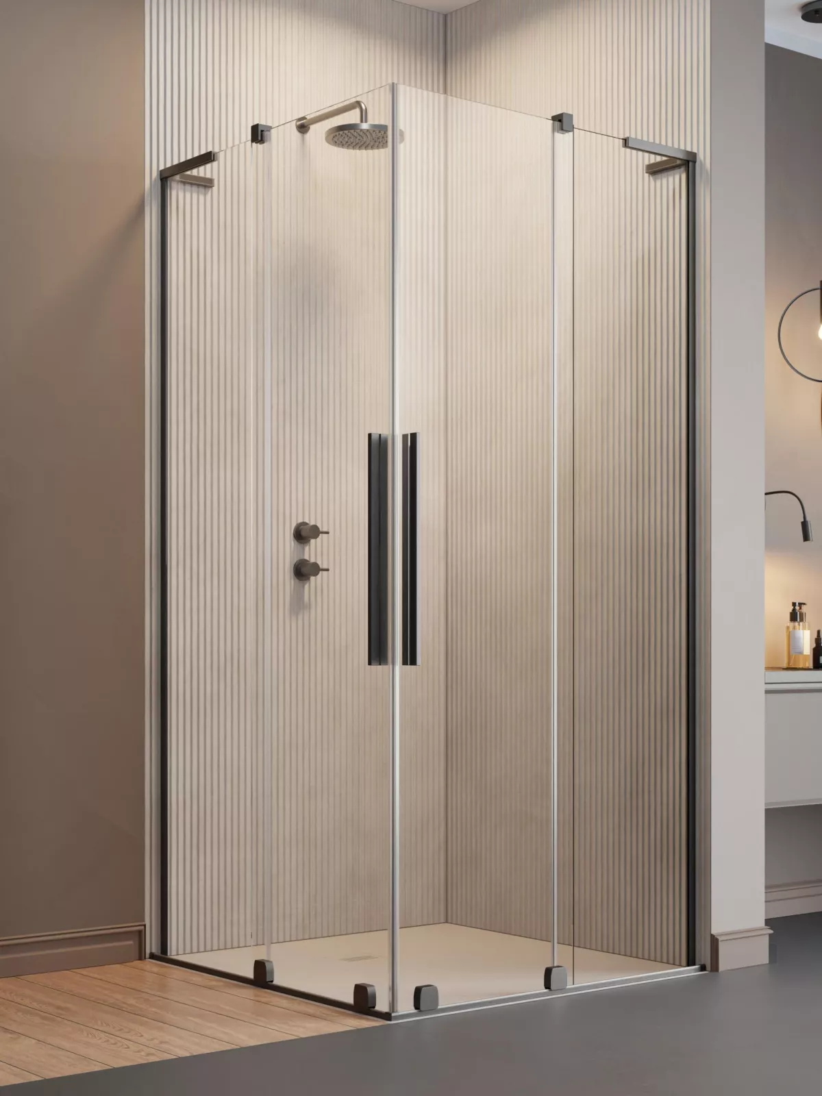 Furo SL Brushed GunMetal KDD szálcsiszolt fegyvermetál zuhanykabin