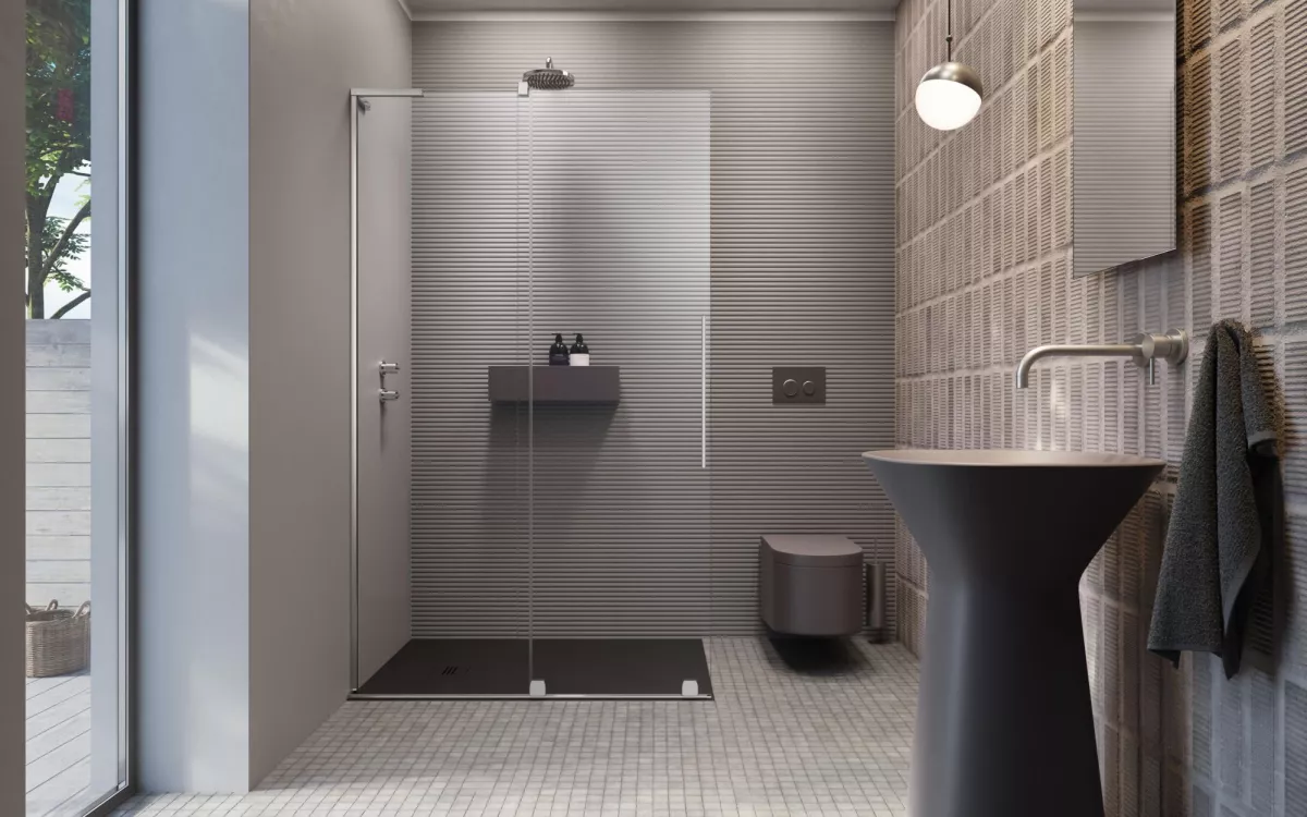 Furo SL Walk-in zuhanyfal enteriőr