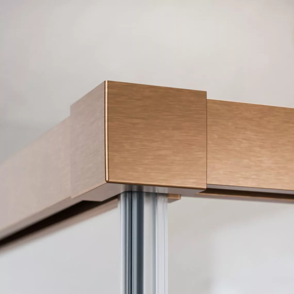 Idea Brushed Copper – Tökéletes záródást biztosító mágnes profil