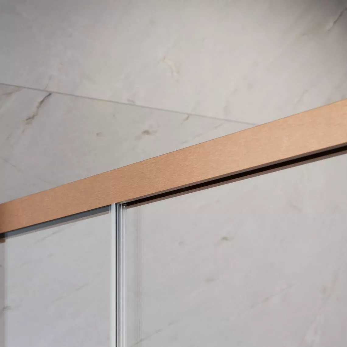 Idea Brushed Copper – Szálcsiszolt réz profil