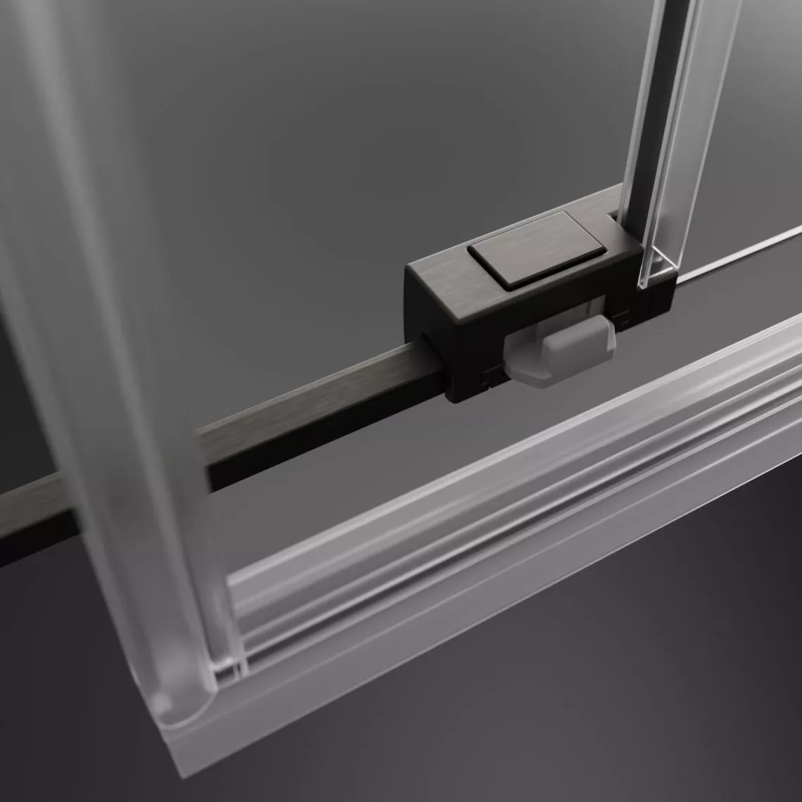 Idea Brushed GunMetal – Kiakasztható és kiemelhető ajtók a könnyű tisztításért