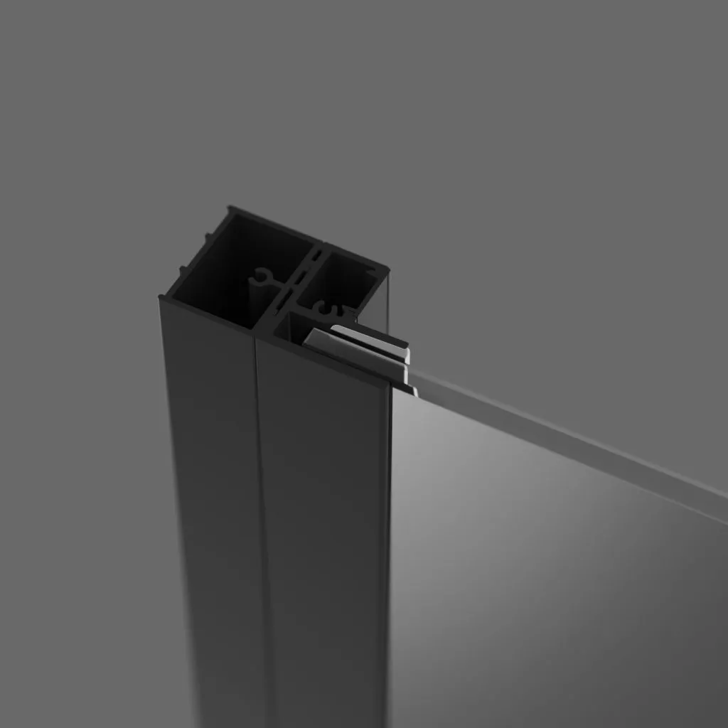 U toldóprofil Nes  20mm fekete