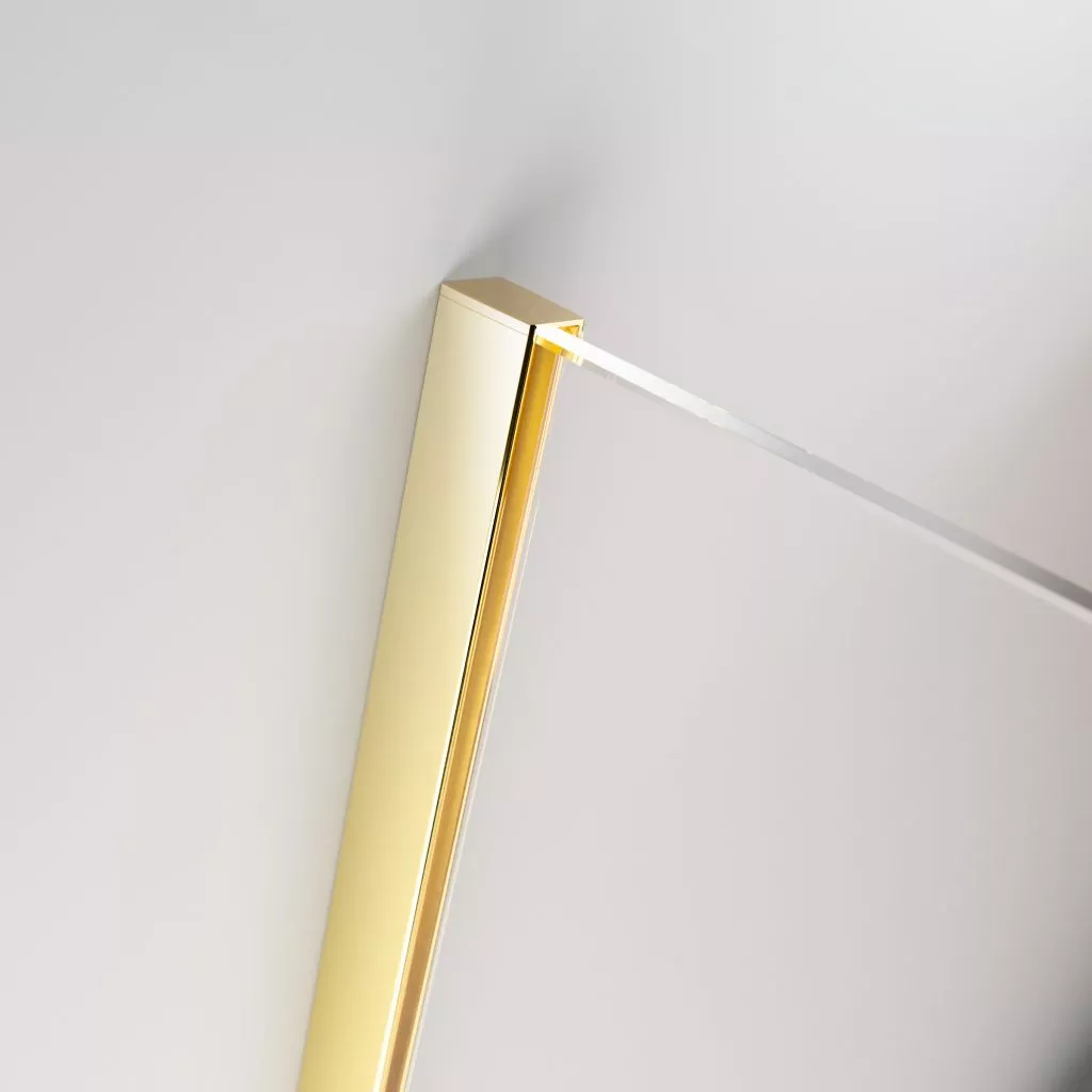 Furo Gold - Állítható arany takaróprofil. Lehetővé teszi a fali egyenetlenségek tolerálását 10 mm-ig